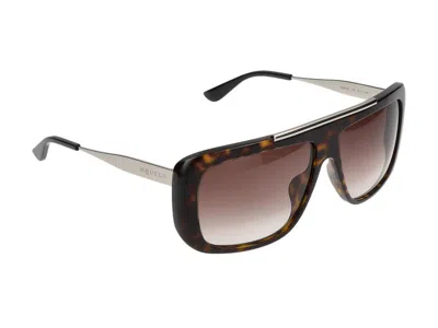 Alexander Mcqueen Sunglasses In Brown