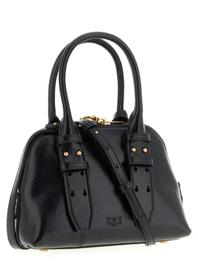 Pinko Bowling Mini Handbag In Black