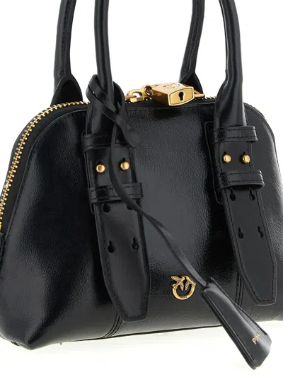 Pinko Bowling Mini Handbag In Black