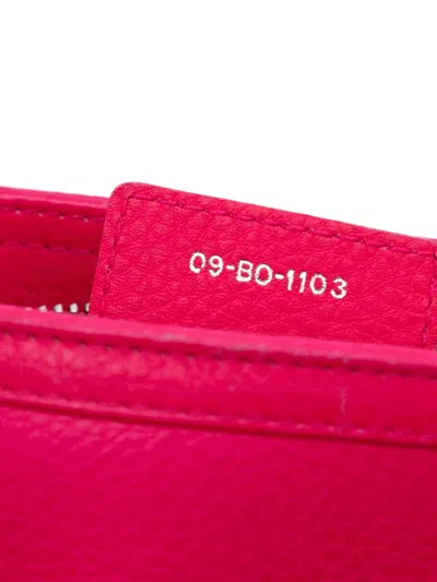 Pre-owned Dior 2013 Medium Leather Issimo Satchel In Pink