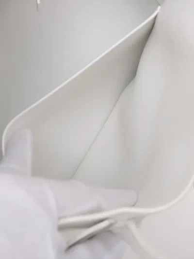 Pre-owned Hermes 2023 Swift Birkin Retourne 25 Handbag In White