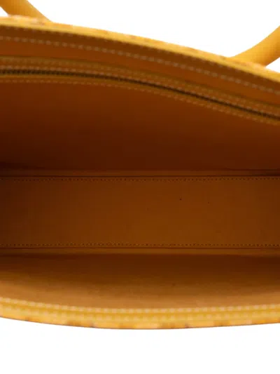 Pre-owned Goyard 2016 Ine Comores Gm Tote Bag In Yellow