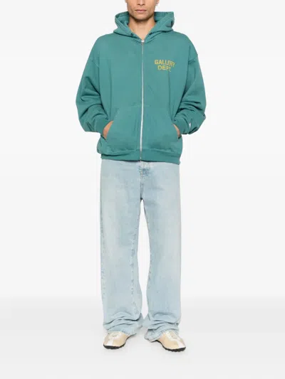 Gallery Dept. Zip-fastening Hoodie In Green