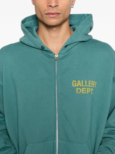 Gallery Dept. Zip-fastening Hoodie In Green
