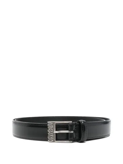 Magliano Logo-buckle Belt In Black