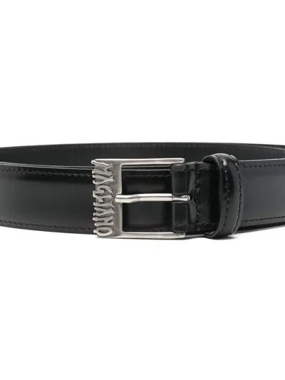 Magliano Logo-buckle Belt In Black