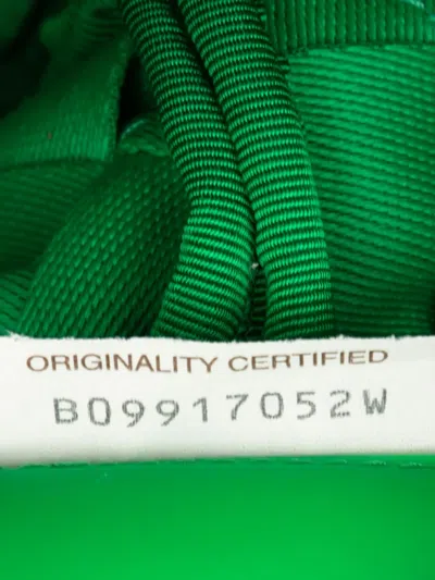 Pre-owned Bottega Veneta 2012-2025 Mini Synthetic Fabric Intrecciato Double Knot Bag Handbag In Black