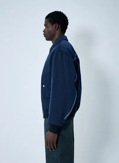Dries Van Noten Men Venlo Jacket In Blue
