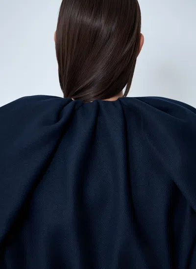 Dries Van Noten Women Puff-sleeve Jacket In Blue