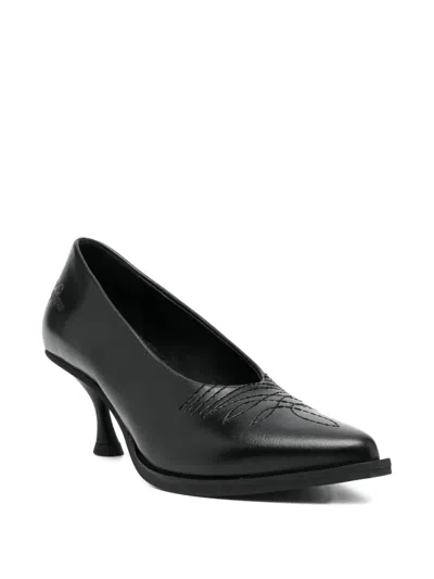 Vaquera 60mm Cowgirl Pumps In Black