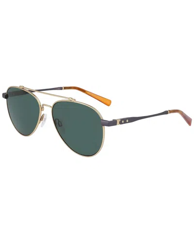 Shinola Unisex Runwell 56mm Sunglasses In Green
