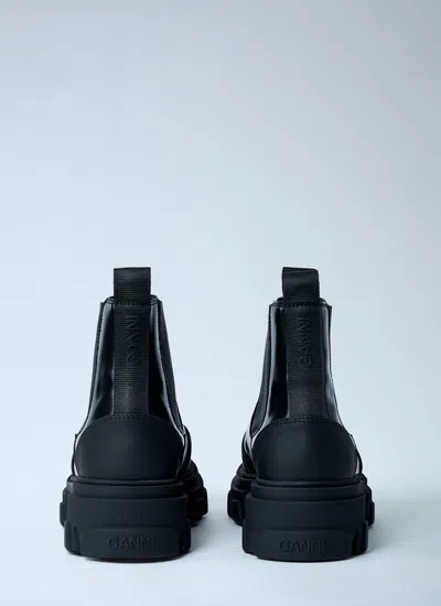 Ganni Women Low Chelsea Boots In Black