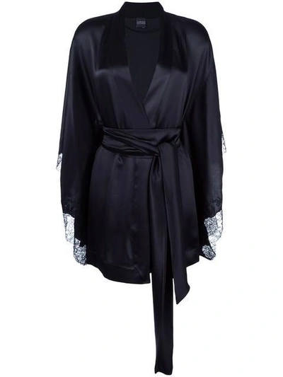 Shop Carine Gilson Short Kimono - Black