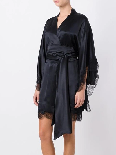 Shop Carine Gilson Short Kimono - Black