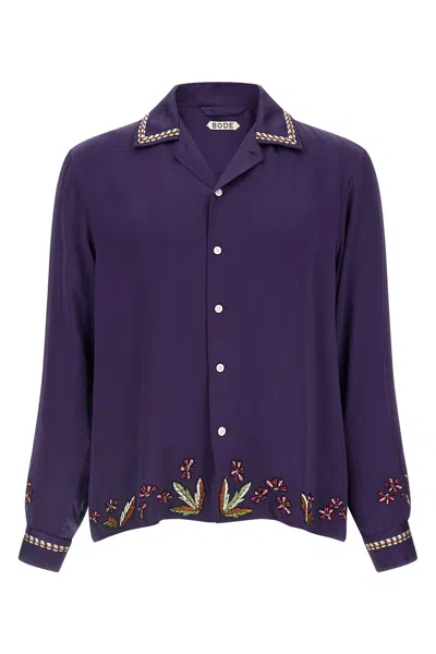 Bode Dream Souvenir Shirt In Purple