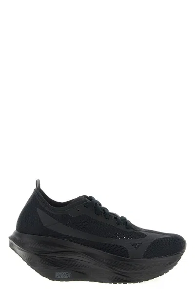 Comme Des Garçons Cdg X Mizuno Wave Rebellion Pro 3 Sneakers In Black