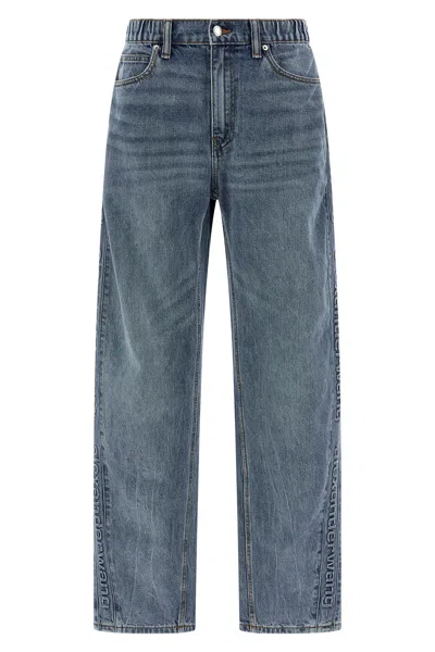 Alexander Wang Balloon Jogger Jeans In Blue