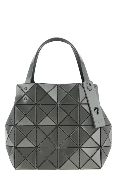 Bao Bao Issey Miyake Geometric Structured Handbag Top Handles In Gray