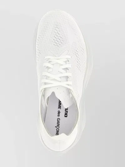 Comme Des Garçons X Mizuno Wave Rebellion Pro 3 Openwork Sneakers In White