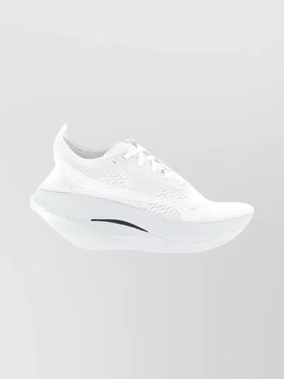 Comme Des Garçons X Mizuno Wave Rebellion Pro 3 Openwork Sneakers In White