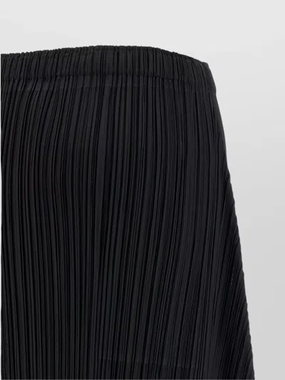 Issey Miyake October Midi Skirt Elastic Waistband In Animal Print