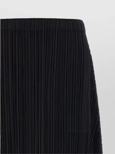 Issey Miyake October Midi Skirt Elastic Waistband In Animal Print