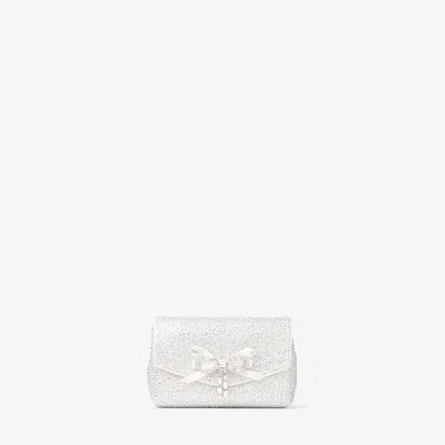 Jimmy Choo Soft Bow Crystal Mini Bag In Multi