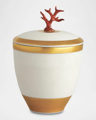 L'objet Gold Coral Candle- Pink Champagne In Gold