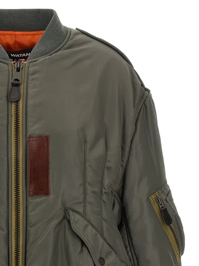 Junya Watanabe Zippered Long-sleeved Casual Jacket In Green