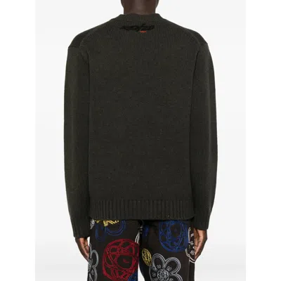 Kenzo Boke Flower Cotton Blend Sweater In Black