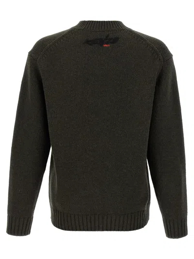 Kenzo Boke Flower Cotton Blend Sweater In Green