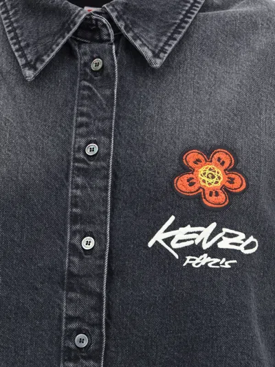 Kenzo X Futura 2000 Embroidery In Black