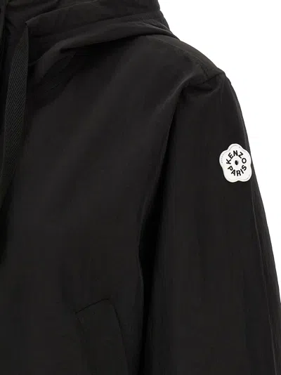 Kenzo Women Windproof Jacket In Black