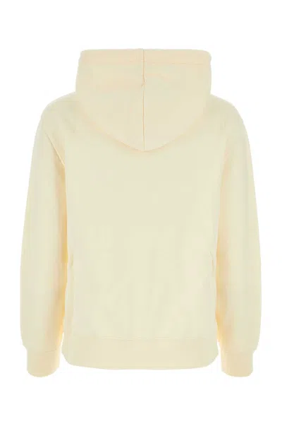 Lanvin Women Cream Cotton Sweatshirt In Yellow