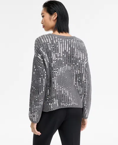 Inc International Concepts Women's Bold Sequin Sweater, Macy's Exclusive In Multi