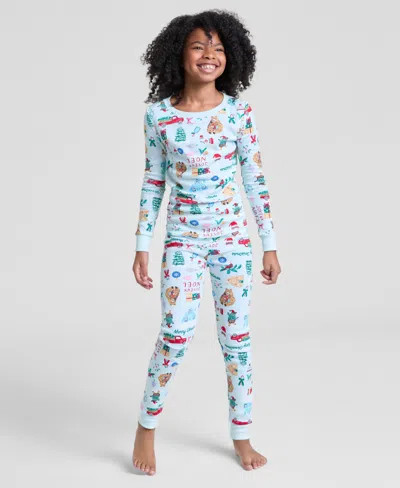 Holiday Lane Kids 5-14 Winter Holiday Snug-fit Pajama Set, Macy's Exclusive In Multi