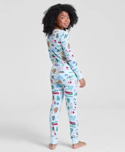 Holiday Lane Kids 5-14 Winter Holiday Snug-fit Pajama Set, Macy's Exclusive In Multi