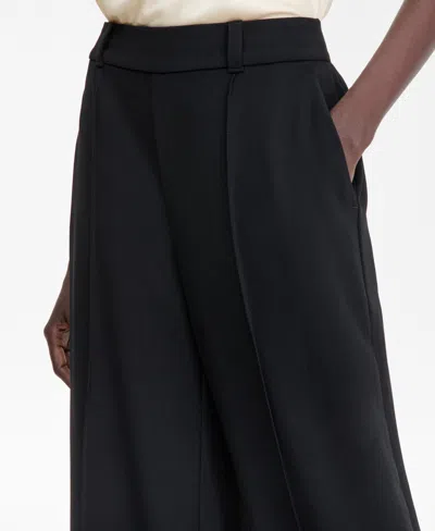 Inc International Concepts Women's High-rise Wide-leg Pants, Macy's Exclusive In Black