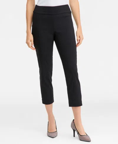 Inc International Concepts Women's High-rise Ponte-knit Leggings, Macy's Exclusive In Black