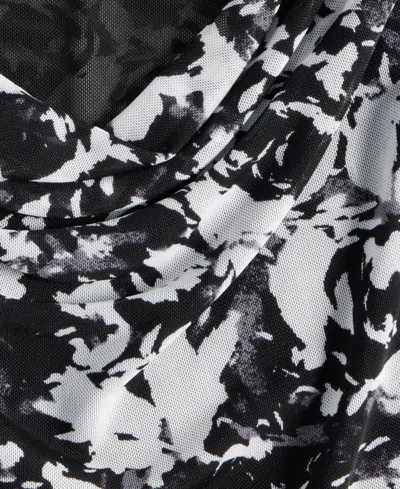 Inc International Concepts Women's Printed Sleeveless Tank Top, Macy's Exclusive In Black