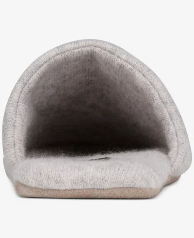 Charter Club Women's Cashmere Solid Slippers, Macy's Exclusive In Gray