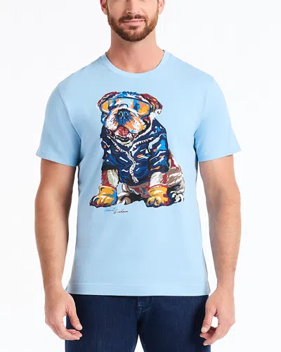Robert Graham Chill Graham Short Sleeve Graphic Tee In Blue