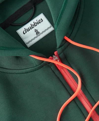 Chubbies Men's The Juniper Jumper Wave Hoodie In Green