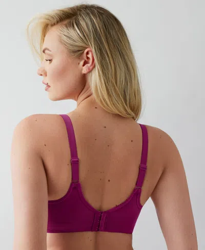 Wacoal Basic Beauty Full-figure Spacer Underwire T-shirt Bra In Purple
