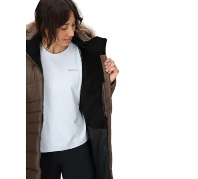 Marmot Montreal 700 Fill Power Down Parka In Brown