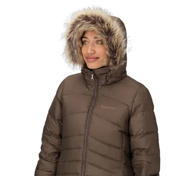 Marmot Montreal 700 Fill Power Down Parka In Brown