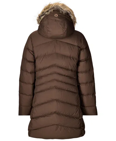 Marmot Montreal 700 Fill Power Down Parka In Brown