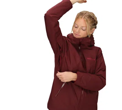 Marmot Women's Minimalist 3-in-1 Long Sleeve Jacket In Brown