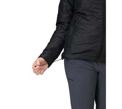 Marmot Women's Quilt Long Sleeve Fixed Hoodie In Black