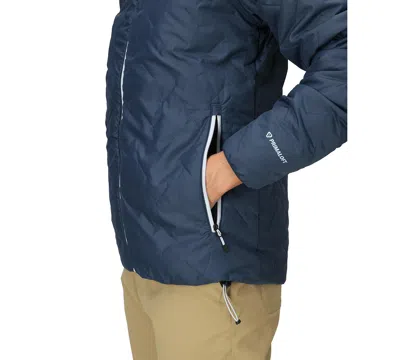 Marmot Women's Quilt Long Sleeve Fixed Hoodie In Blue